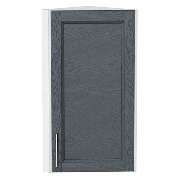 Шкаф верхний торцевой Сканди Graphite Softwood Белый 716*300*306