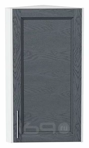 Шкаф верхний торцевой Сканди Graphite Softwood Белый 716*300*306
