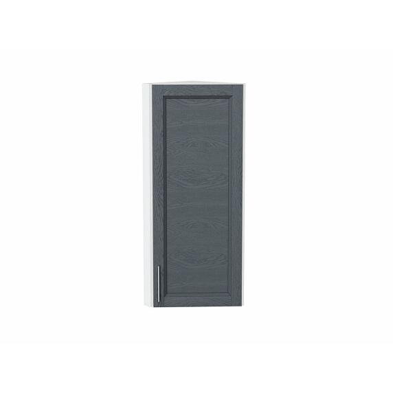 Шкаф верхний торцевой Сканди Graphite Softwood Белый 920*300*306