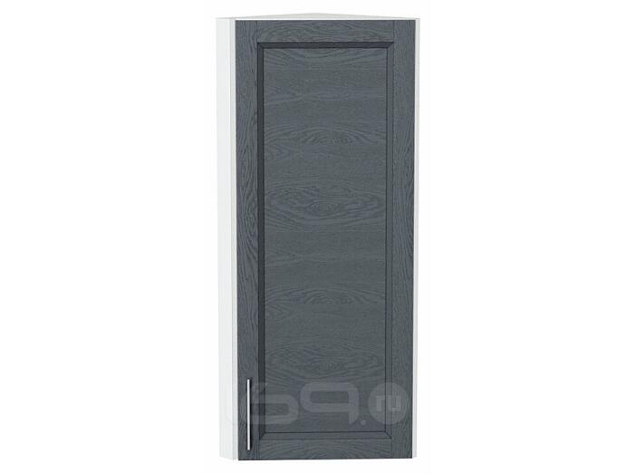 Шкаф верхний торцевой Сканди Graphite Softwood Белый 920*300*306