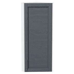 Шкаф верхний торцевой Сканди Graphite Softwood Белый 920*300*306