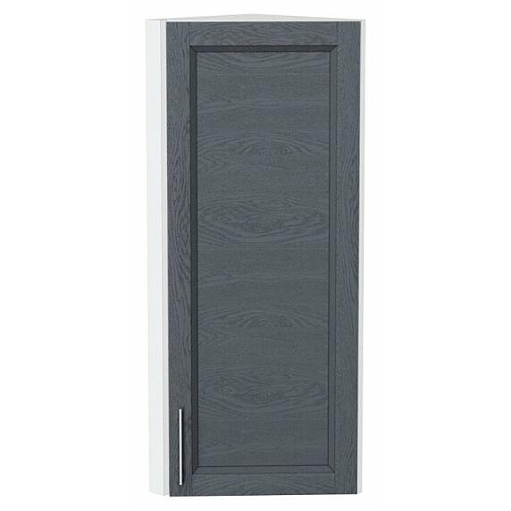 Шкаф верхний торцевой Сканди Graphite Softwood Белый 920*300*306