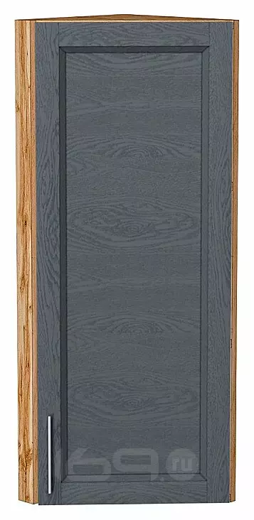 Шкаф верхний торцевой Сканди Graphite Softwood Дуб Вотан 920*300*306