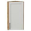 Шкаф верхний торцевой Сканди Grey Silkwood/Дуб Вотан 716*300*306