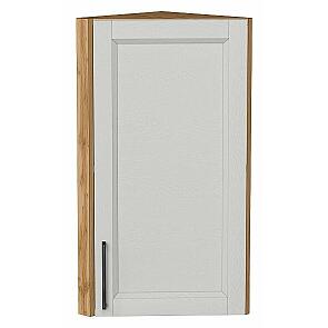 Шкаф верхний торцевой Сканди Grey Silkwood/Дуб Вотан 716*300*306