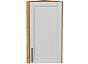 Шкаф верхний торцевой Сканди Grey Silkwood/Дуб Вотан 716*300*306