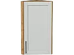 Шкаф верхний торцевой Сканди Grey Silkwood/Дуб Вотан 716*300*306