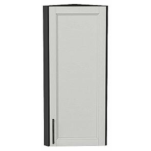 Шкаф верхний торцевой Сканди Grey Silkwood/Graphite 920*300*306