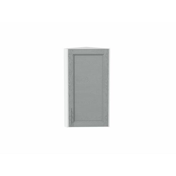 Шкаф верхний торцевой Сканди Grey Softwood Белый 716*300*306