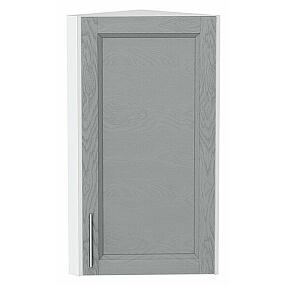 Шкаф верхний торцевой Сканди Grey Softwood Белый 716*300*306