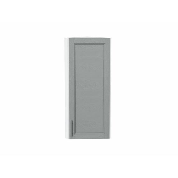 Шкаф верхний торцевой Сканди Grey Softwood Белый 920*300*306