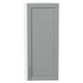 Шкаф верхний торцевой Сканди Grey Softwood Белый 920*300*306