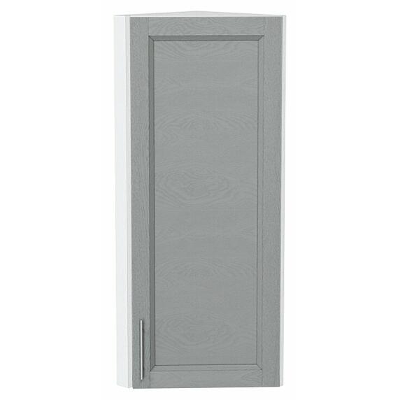 Шкаф верхний торцевой Сканди Grey Softwood Белый 920*300*306