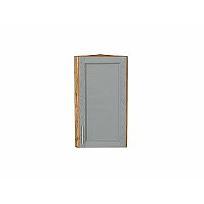 Шкаф верхний торцевой Сканди Grey Softwood Дуб Вотан 716*300*306