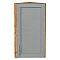 Шкаф верхний торцевой Сканди Grey Softwood Дуб Вотан 716*300*306