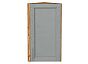 Шкаф верхний торцевой Сканди Grey Softwood Дуб Вотан 716*300*306