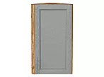 Шкаф верхний торцевой Сканди Grey Softwood Дуб Вотан 716*300*306
