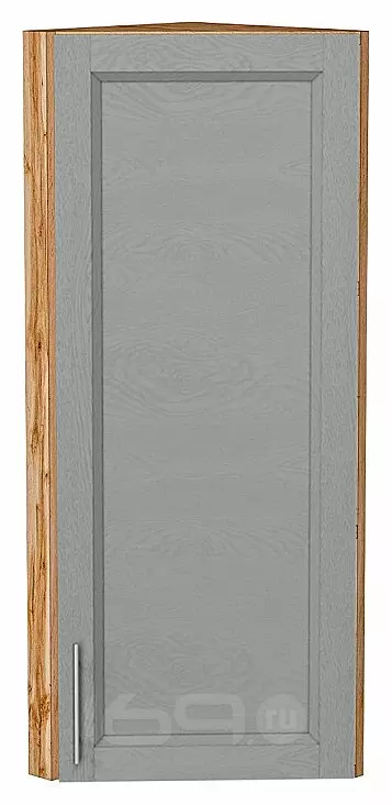 Шкаф верхний торцевой Сканди Grey Softwood Дуб Вотан 920*300*306