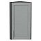 Шкаф верхний торцевой Сканди Grey Softwood Graphite 716*300*306