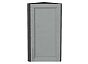 Шкаф верхний торцевой Сканди Grey Softwood Graphite 716*300*306