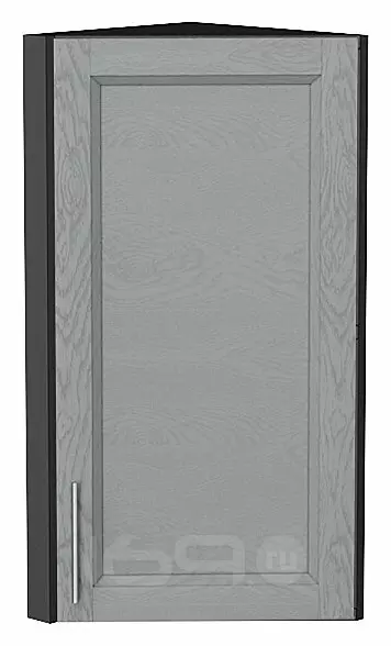 Шкаф верхний торцевой Сканди Grey Softwood Graphite 716*300*306