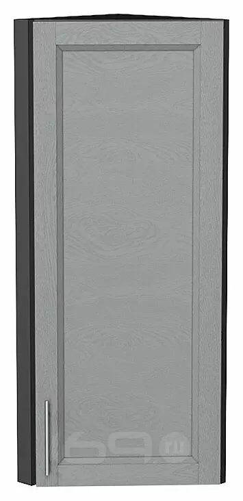 Шкаф верхний торцевой Сканди Grey Softwood Graphite 920*300*306