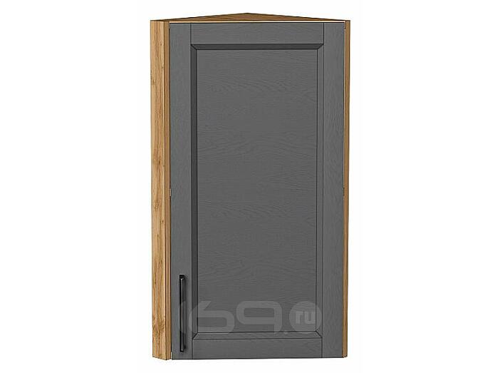 Шкаф верхний торцевой Сканди Stormy Silkwood/Дуб Вотан 716*300*306