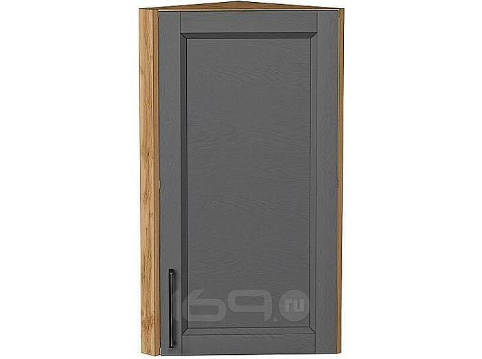 Шкаф верхний торцевой Сканди Stormy Silkwood/Дуб Вотан 716*300*306