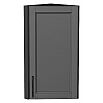 Шкаф верхний торцевой Сканди Stormy Silkwood/Graphite 716*300*306