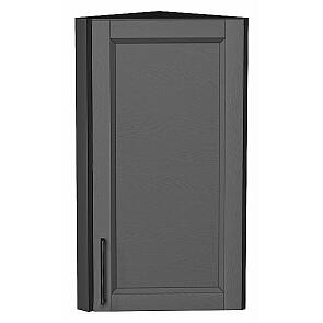 Шкаф верхний торцевой Сканди Stormy Silkwood/Graphite 716*300*306