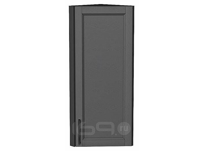 Шкаф верхний торцевой Сканди Stormy Silkwood/Graphite 920*300*306