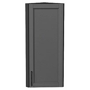 Шкаф верхний торцевой Сканди Stormy Silkwood/Graphite 920*300*306