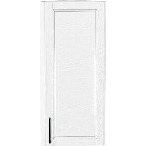 Шкаф верхний торцевой Сканди White Silkwood/Белый 920*300*306