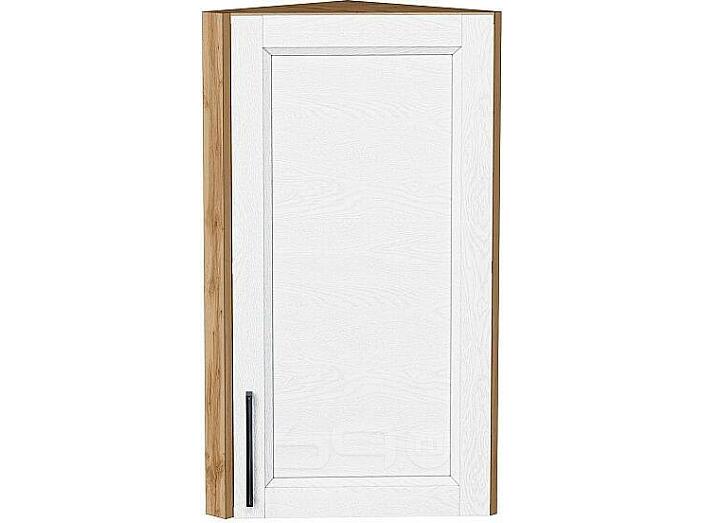 Шкаф верхний торцевой Сканди White Silkwood/Дуб Вотан 716*300*306