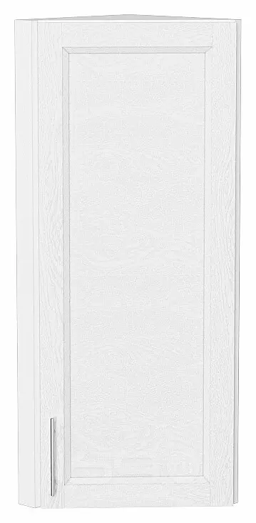 Шкаф верхний торцевой Сканди White Softwood/Белый 920*300*306
