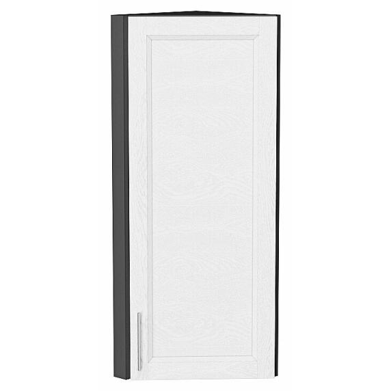 Шкаф верхний торцевой Сканди White Softwood Graphite