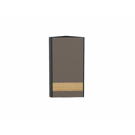 Шкаф верхний торцевой Терра DL Смоки Софт Graphite 716*300*304