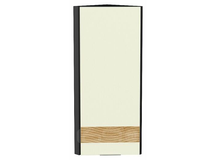 Шкаф верхний торцевой Терра DL Ваниль софт Graphite 920*300*304