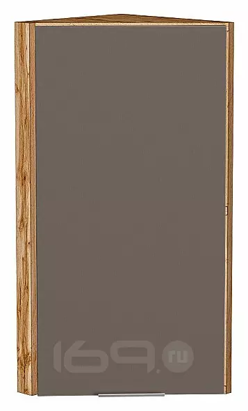 Шкаф верхний торцевой Терра Смоки Софт Дуб Вотан 716*300*304