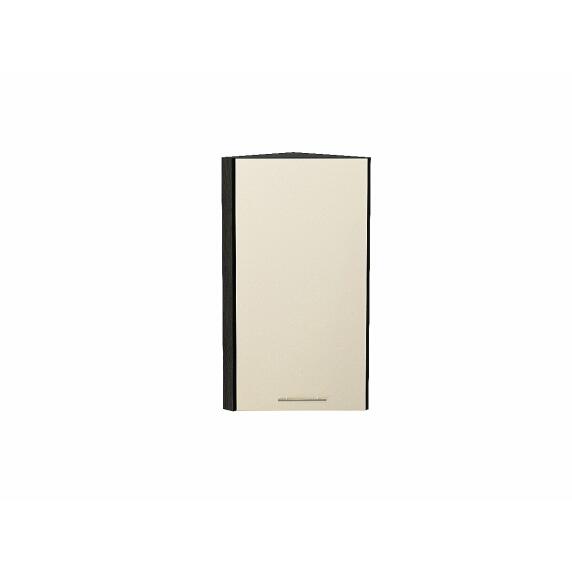 Шкаф верхний торцевой Валерия-М Бежевый металлик Graphite 716*300*304