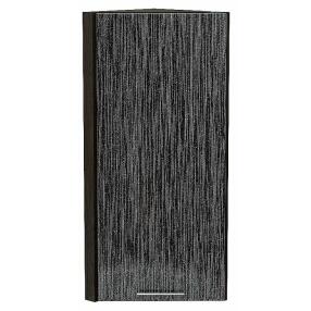 Шкаф верхний торцевой Валерия-М Черный металлик дождь Graphite 920*300*304