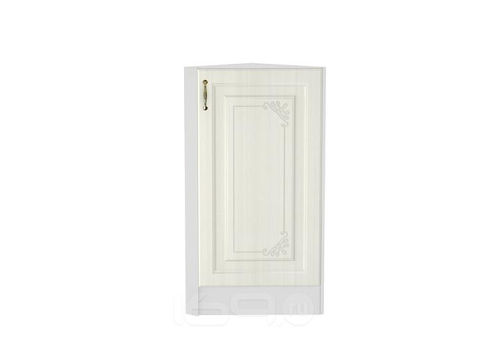 Шкаф нижний торцевой Виктория НТ 300 Белый сандал-Белый