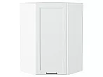 Шкаф верхний угловой Барселона Белый Белый 920*600*606