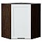 Шкаф верхний угловой Барселона Белый Graphite 716*600*606