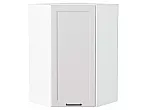 Шкаф верхний угловой Барселона Кашемир Белый 920*600*606