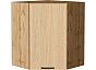 Шкаф верхний угловой Эйр Real Oak/Дуб Вотан 716*600*600