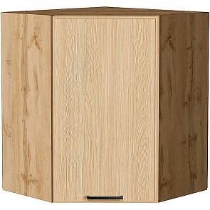 Шкаф верхний угловой Эйр Real Oak/Дуб Вотан 716*600*600