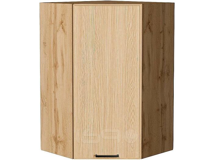 Шкаф верхний угловой Эйр Real Oak/Дуб Вотан 920*600*600