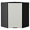 Шкаф верхний угловой Евро Агат / Graphite 716*600*600