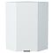 Шкаф верхний угловой Евро Белый / Белый 920*600*600